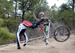 Mountain bike crash