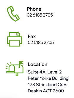 Canberra Hand Centre contact details