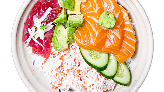 Mixed Salmon Deluxe Bowl