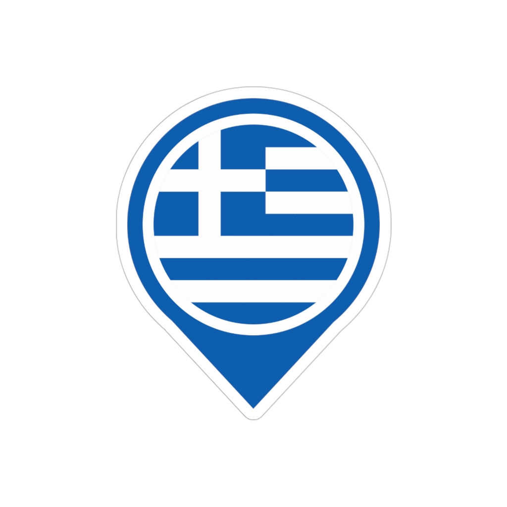 GREEKTOWNS USA Transparent Outdoor Stickers, Die-Cut, 1pcs