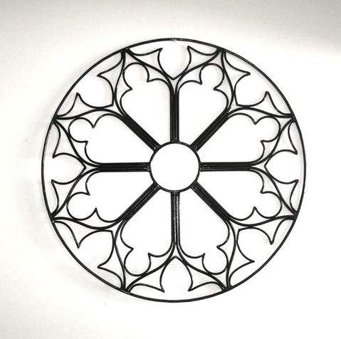 steel wall sculpture