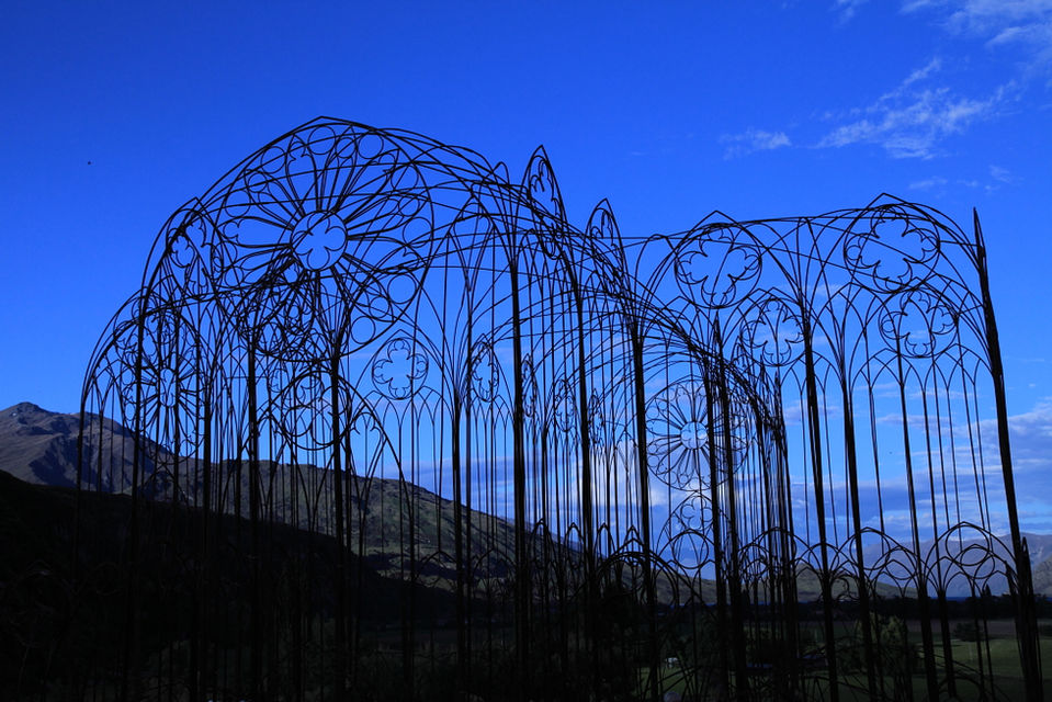 Large steel sculpture