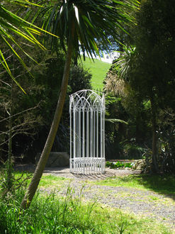 gazebo steel sculpture