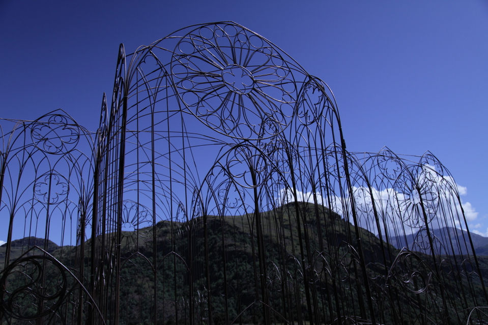 Large steel sculpture