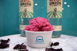 HELADO DE MEZCAL CON JAMAICA