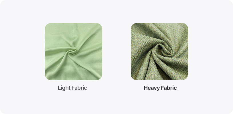 Comparison of lightweight and heavy linen fabric GSM for different summer applications