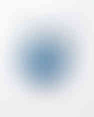 Knotted blue striped satin scarf in top view