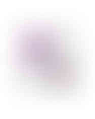 A white satin scarf with purple botanical and geometric print shown in a folded flat lay.