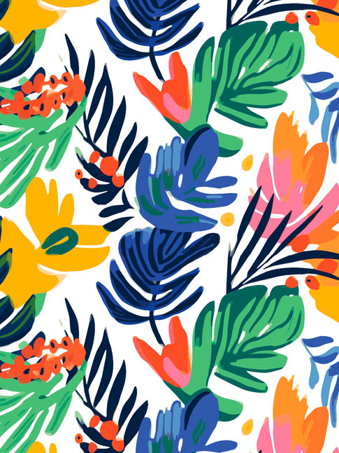 Close-up view of Leaf Digital Pattern.