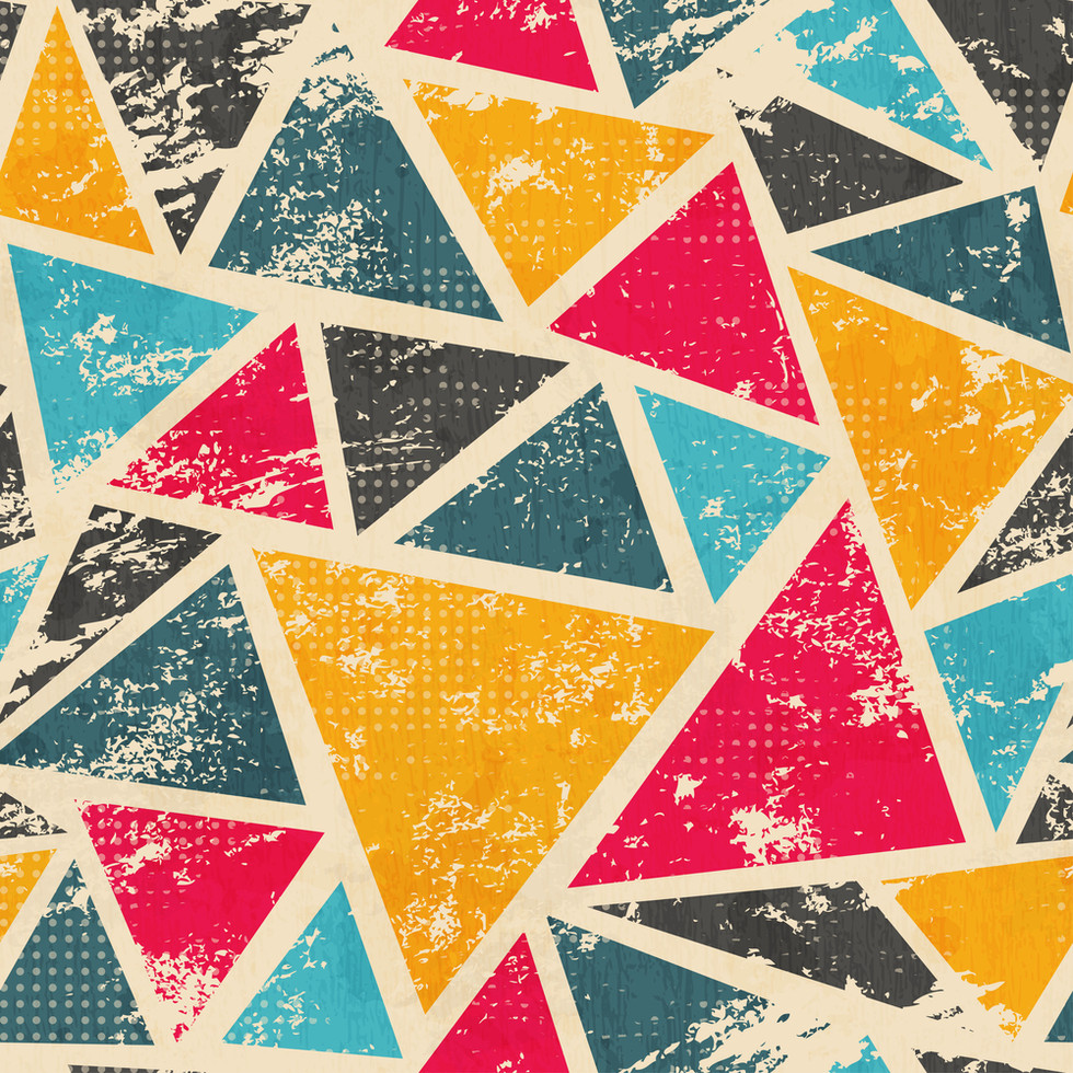Close-up view of Geometric Digital Pattern.