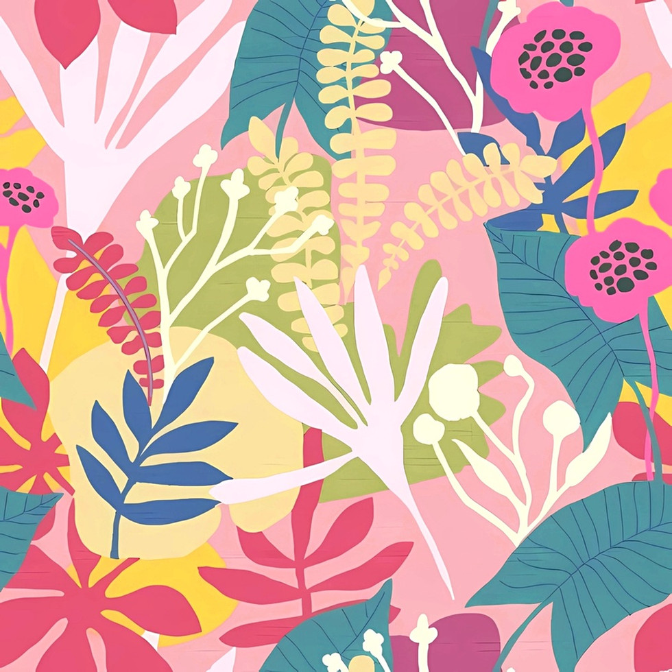 Close-up view of Leaf Digital Pattern.