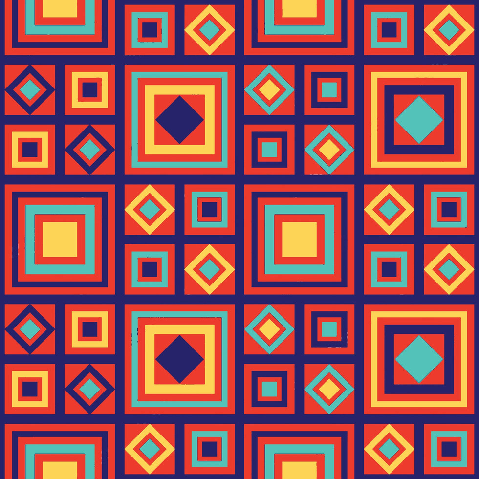 Close-up view of Geometric Digital Pattern.