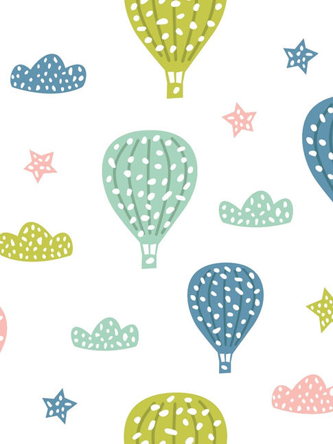 Close-up view of Kids Digital Pattern.