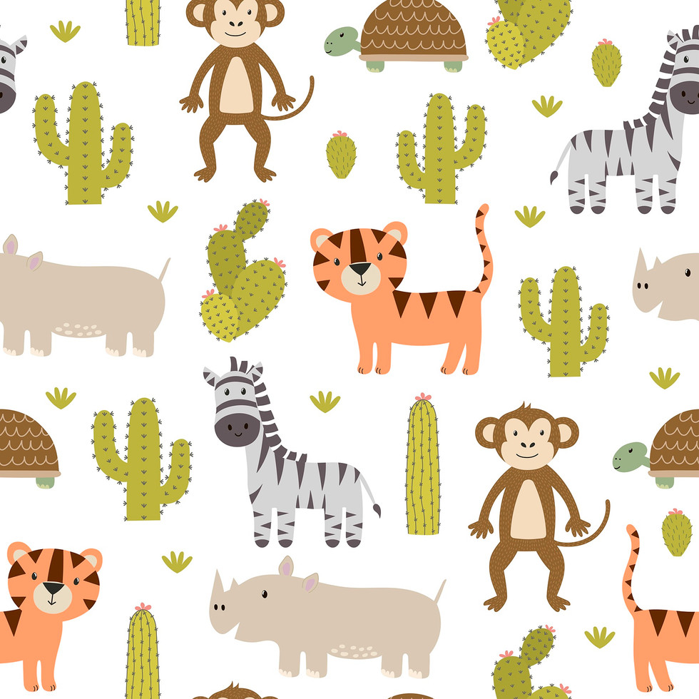 Close-up view of Kids Digital Pattern.
