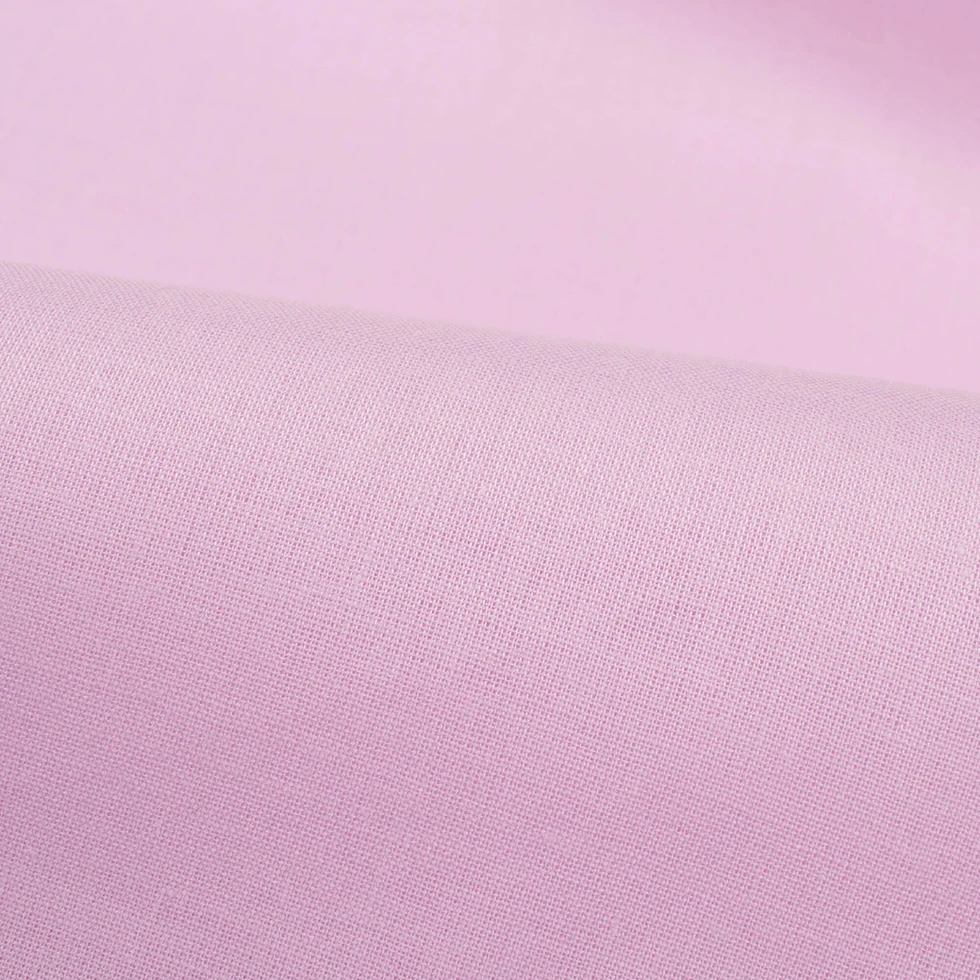 Close-up view of Purple Lilac Plain Cotton Cambric Fabric, showing the fine texture and smooth surface.