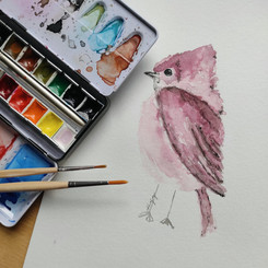 Kreajoy Aquarellvogel