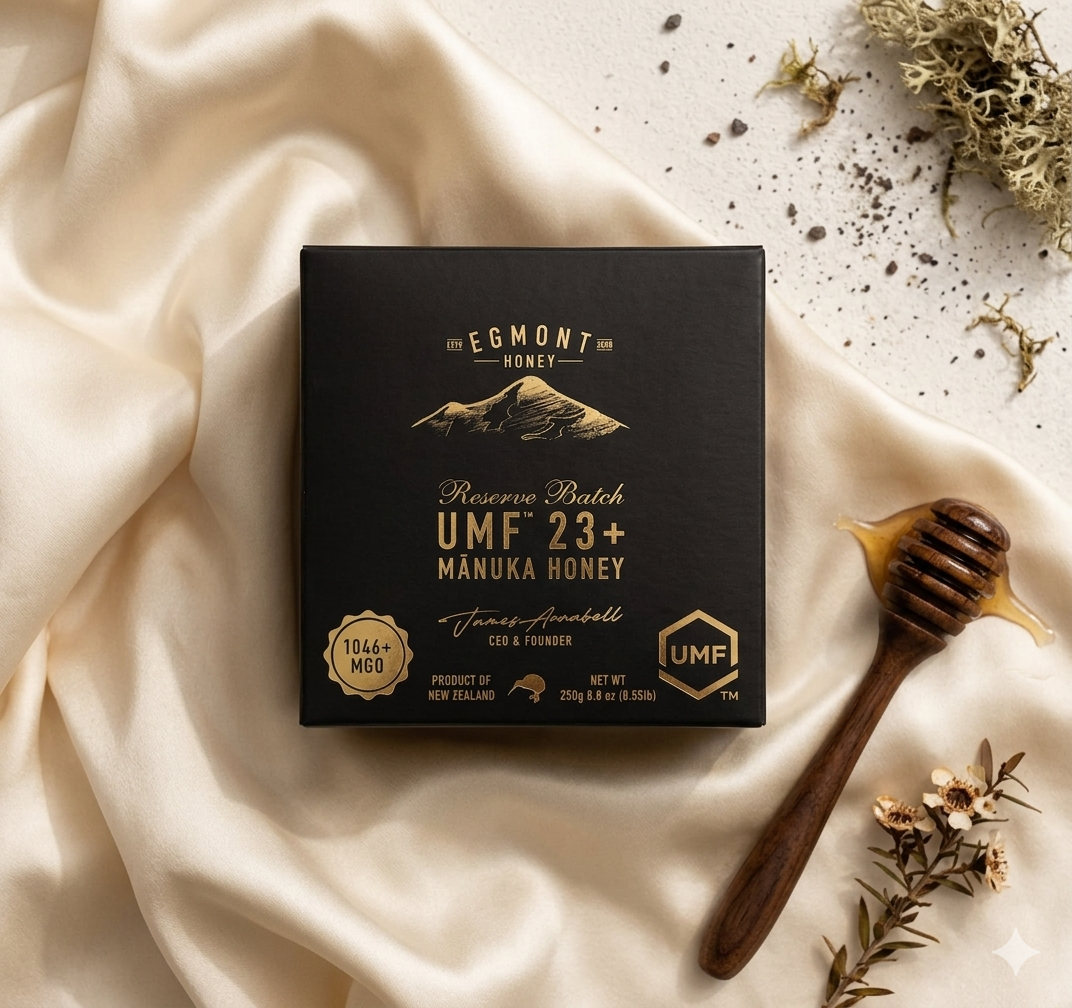 【紐西蘭 Egmont 艾格蒙特】頂級珍藏限量版 麥蘆卡蜂蜜 UMF 23+ / MGO 1050+ (250g) | 茴善嚴選
