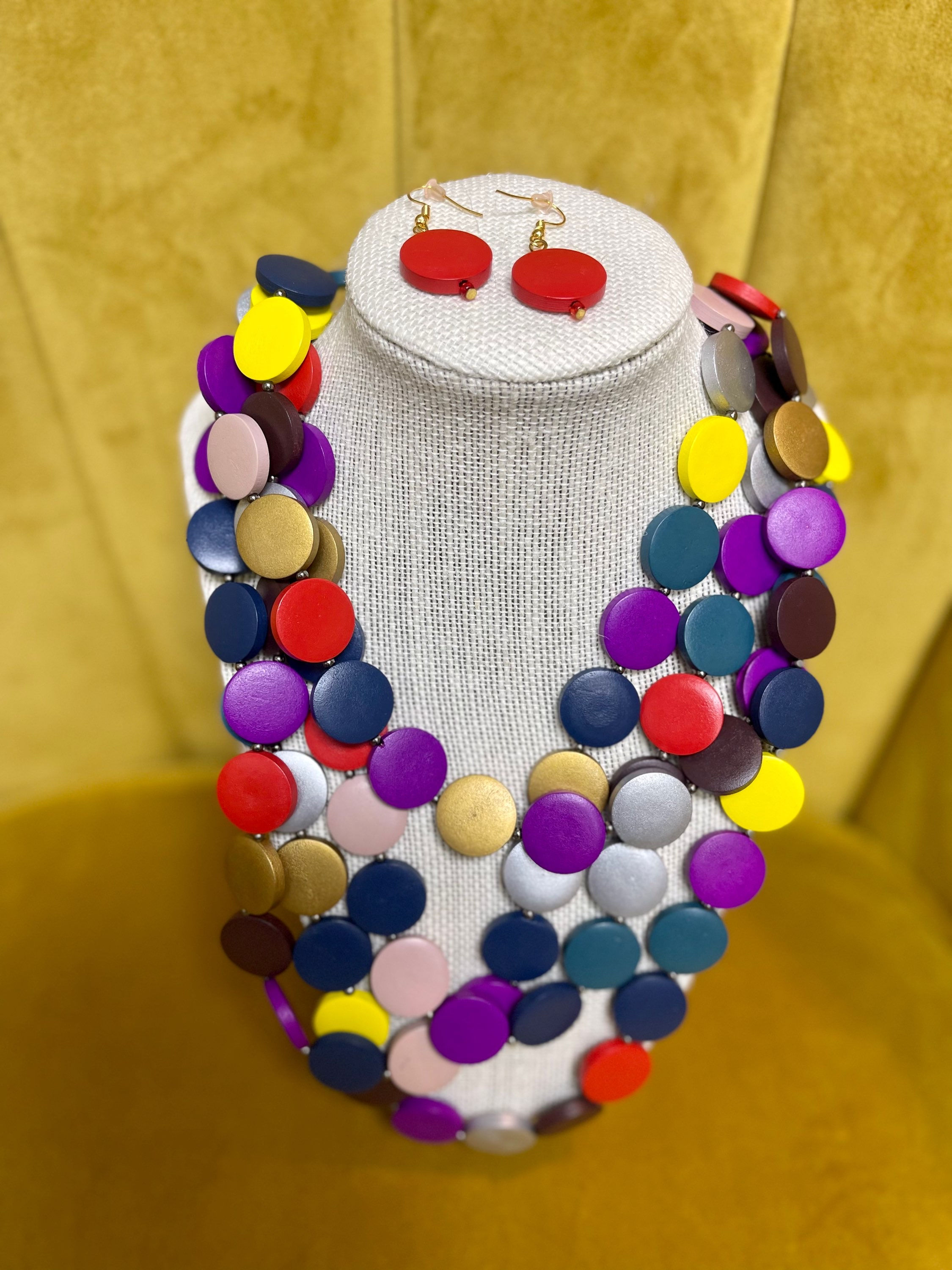 Skittle Necklace Set