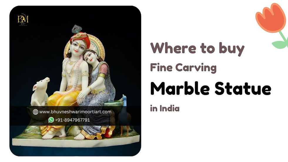 Where to buy Fine Carving Marble Statue in India?
