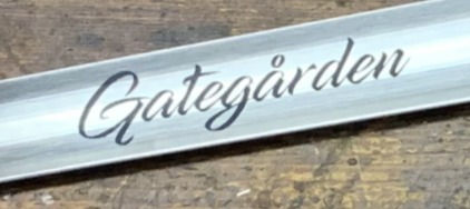 Miniatyrbild: Skohorn med gravyr