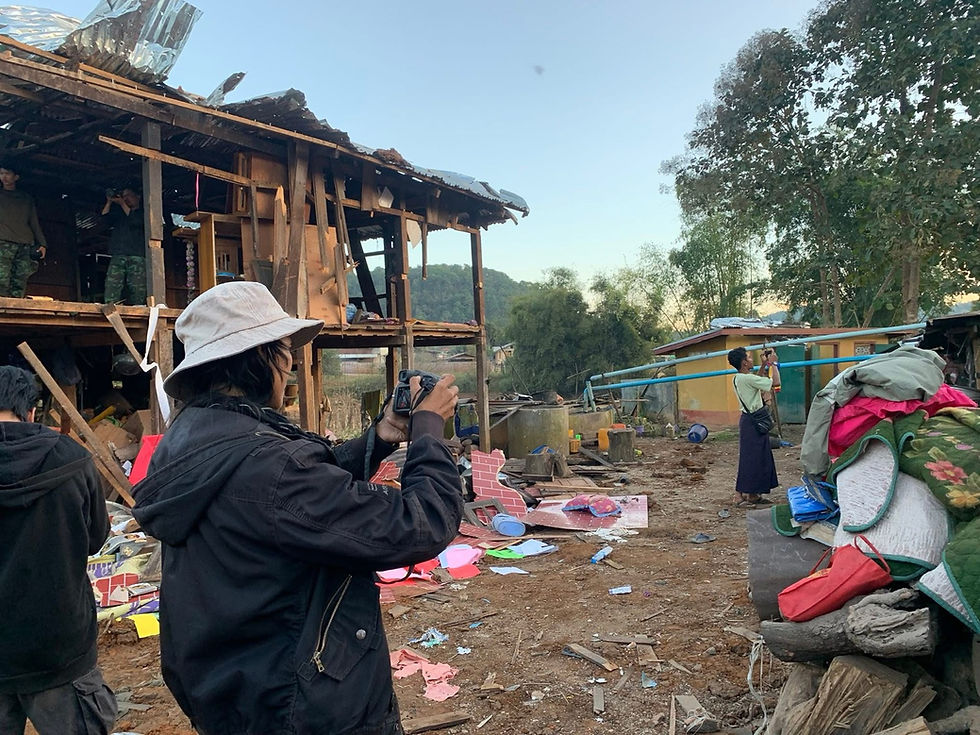 Myat Moe Thu, a Woman Journalist in Myanmar’s Conflict Zones