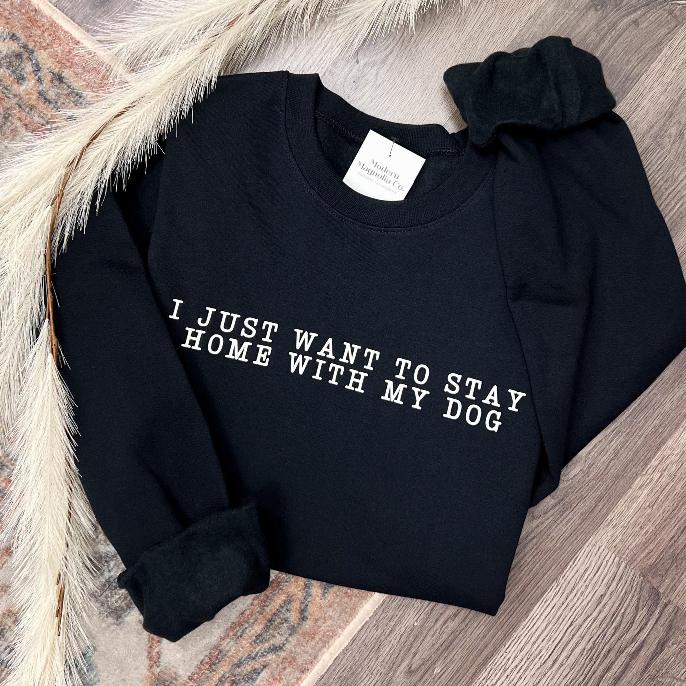 Home With My Dog Crewneck