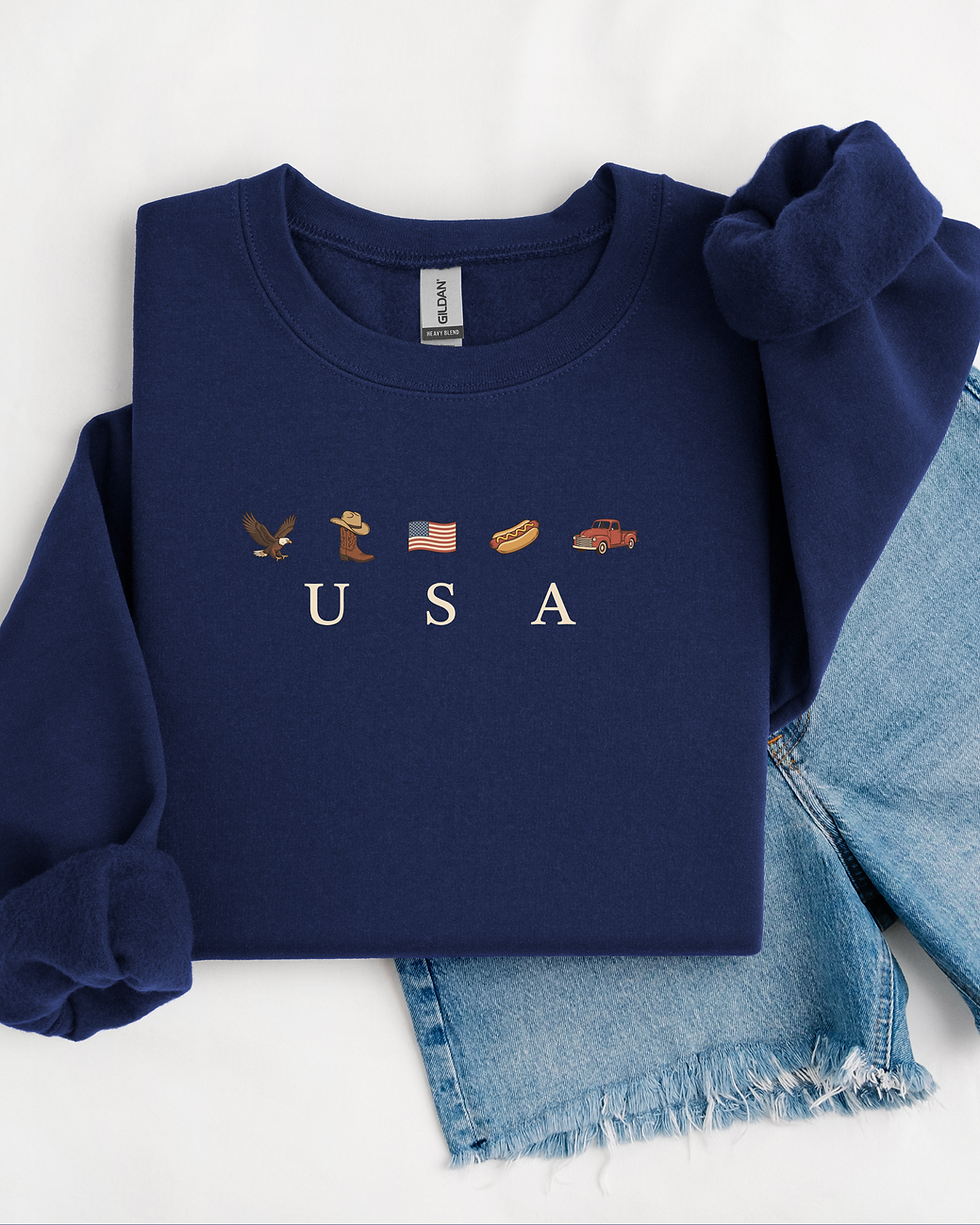 Miniatura: Vintage USA Crewneck Sweatshirt