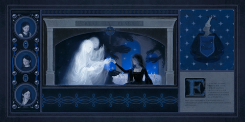 Illustrations based on the novel house of salt and sorrows.
