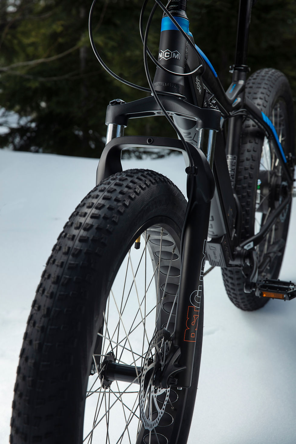 Thumbnail: NCM Aspen Plus | Fat Tyre Electric Mountain Bike | 300W Motor, 32km/h Top Speed