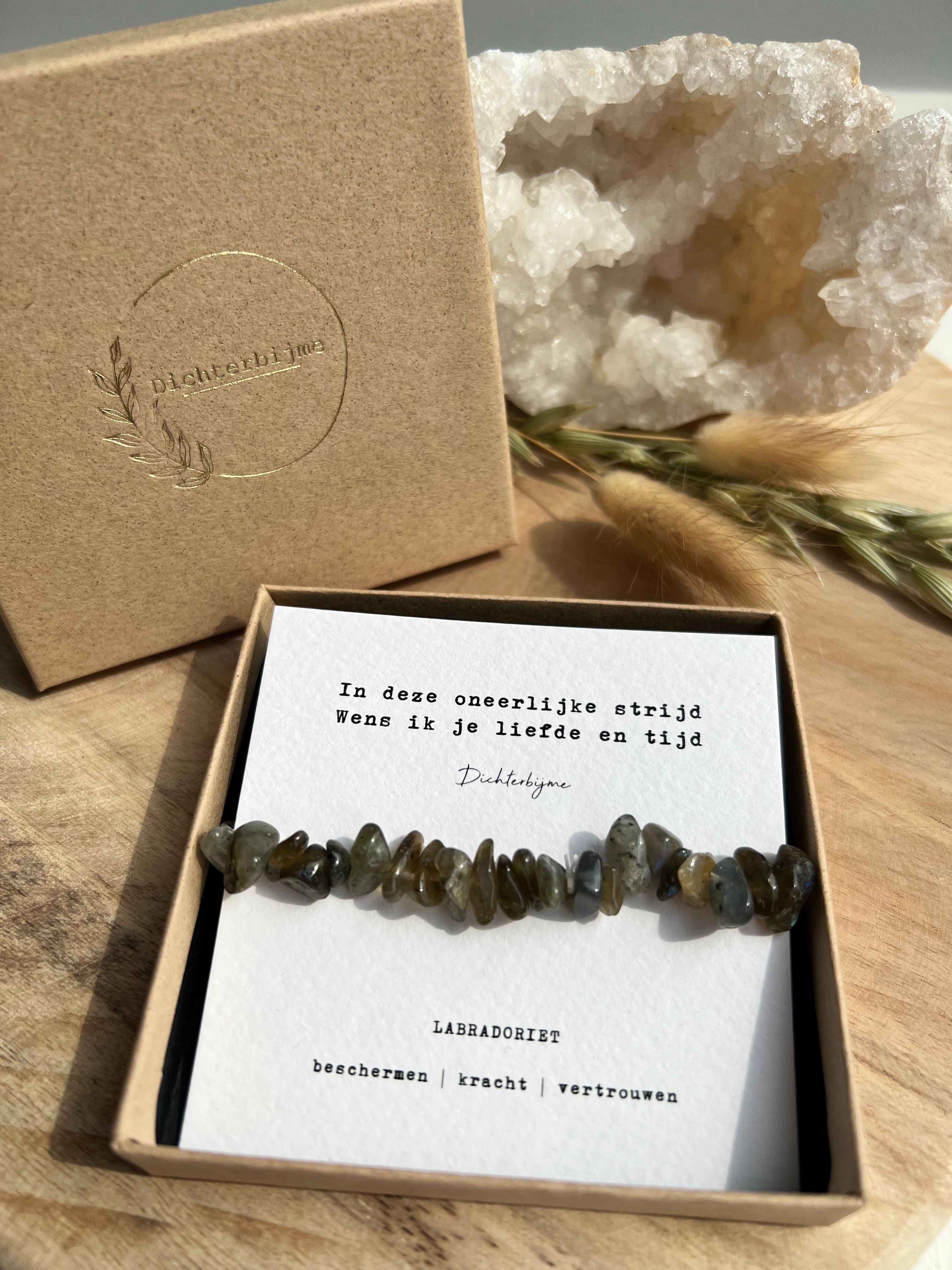 Edelsteen armband Labradoriet