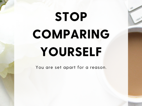 Stop Comparing Yourself