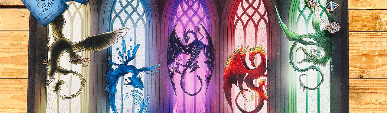 five dragon playmat