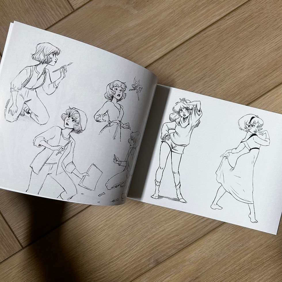 Thumbnail: Art book - Gesture Drawing and Character Design