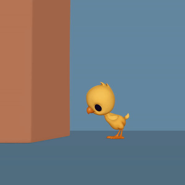 Duck Walk Animated Gif