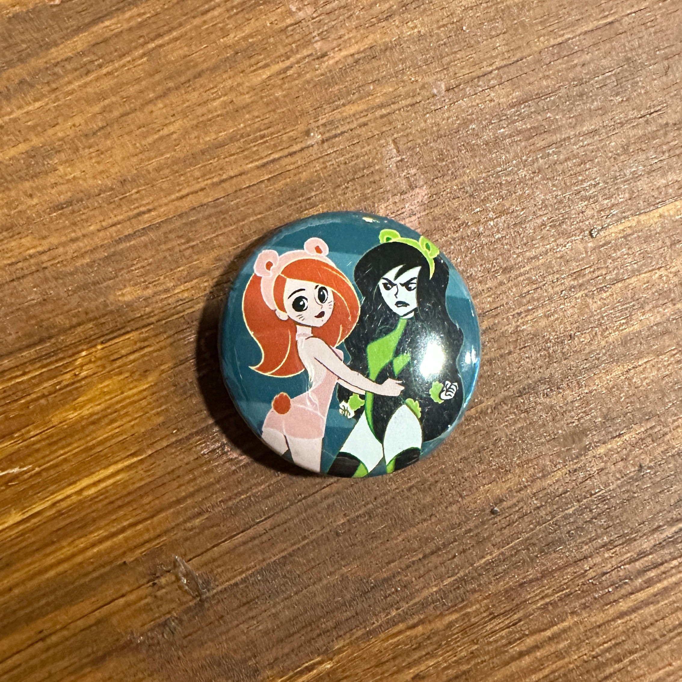 small button - Kim and Shego