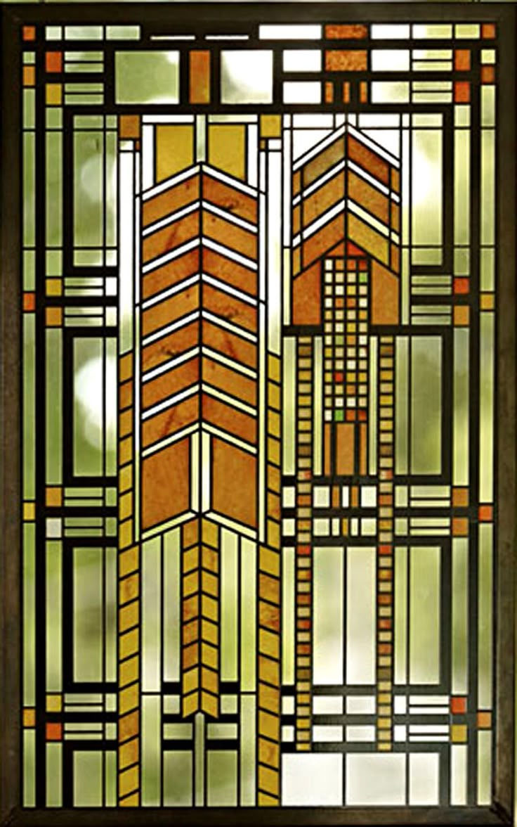 Arts and Crafts Stained Glass Example