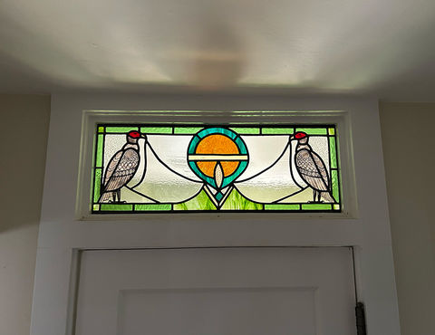 Stained Glass Vulture window