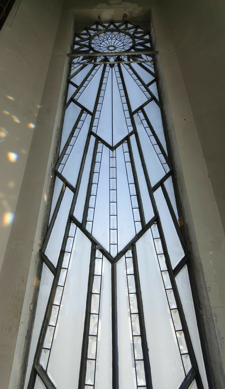 Art Deco Stained Glass Example