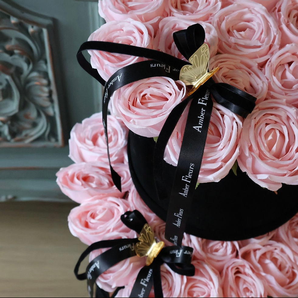 Pink Roses Box