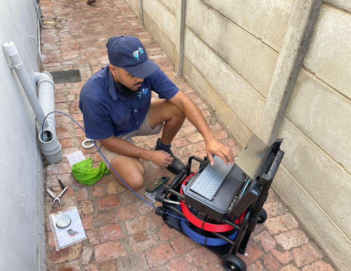 CCTV drain camera inspection