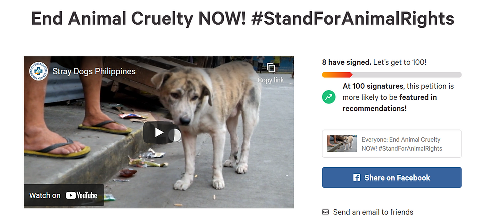 Animal Welfare Petition