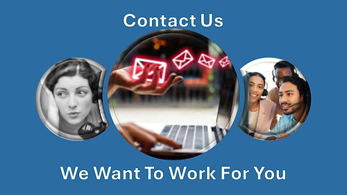 Contact us we want to work for you