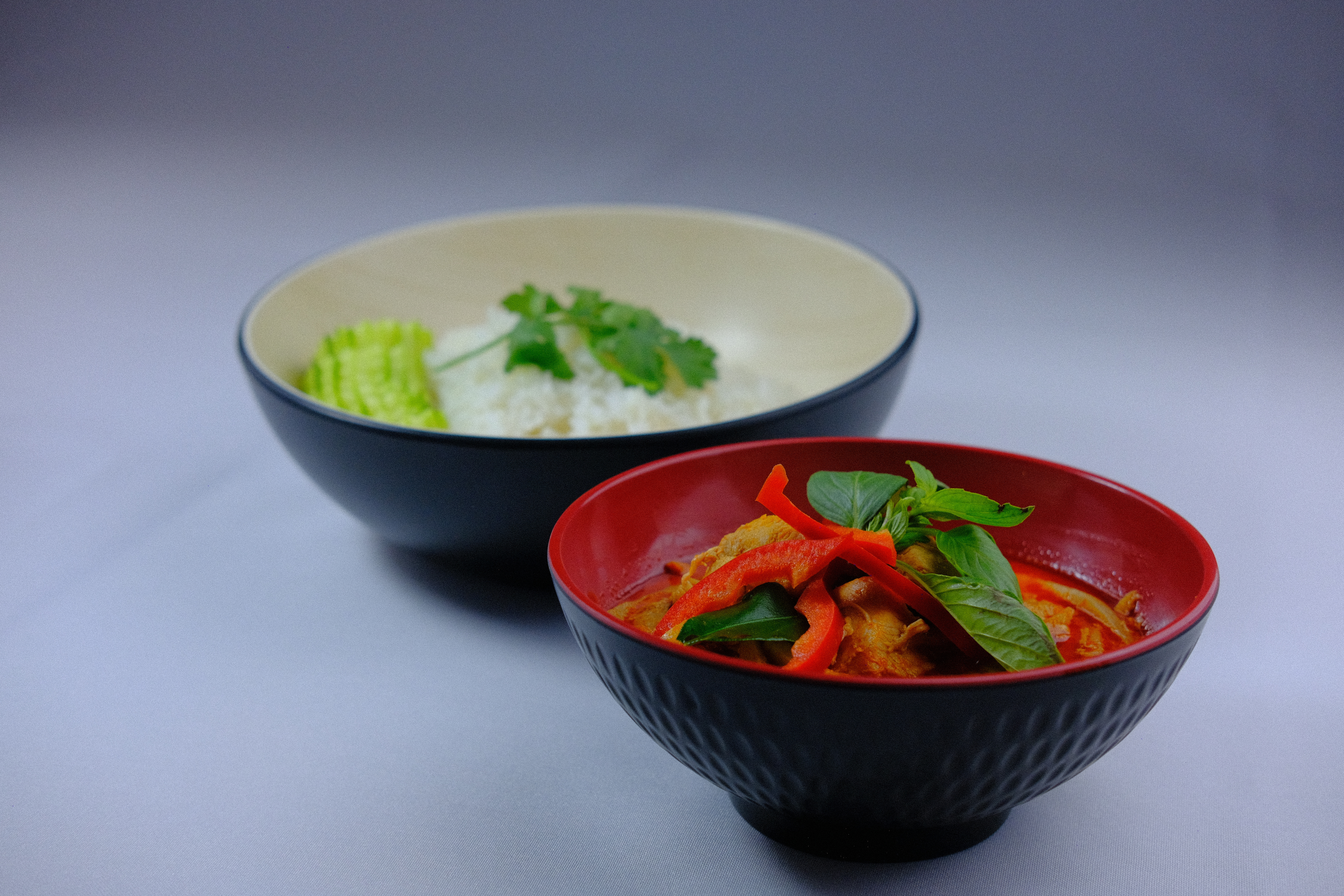 Arranged Food and Objects