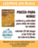 Leemos en Buku Poesía para niños