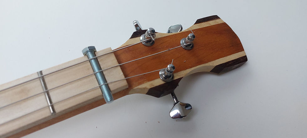 Thumbnail: Camacho 3 string cigar box guitar