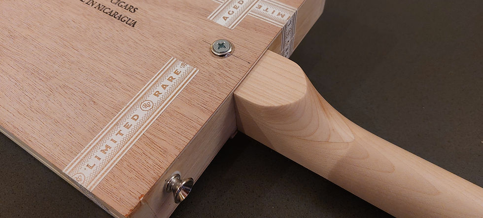 Thumbnail: Rocky Patel, Maple neck cigar box guitar