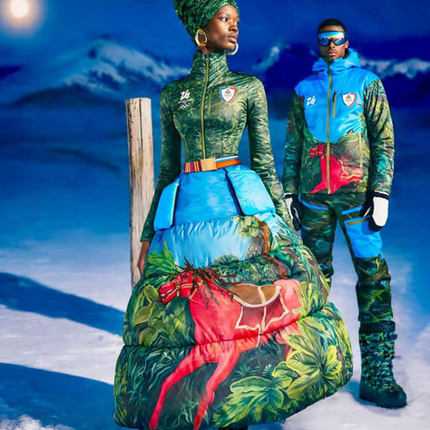 Haiti on Ice: Designer Stella Jean Turned the Winter Olympics into a Canvas for Caribbean Excellence