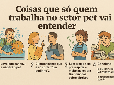 Coisas que só quem trabalha no setor pet vai entender