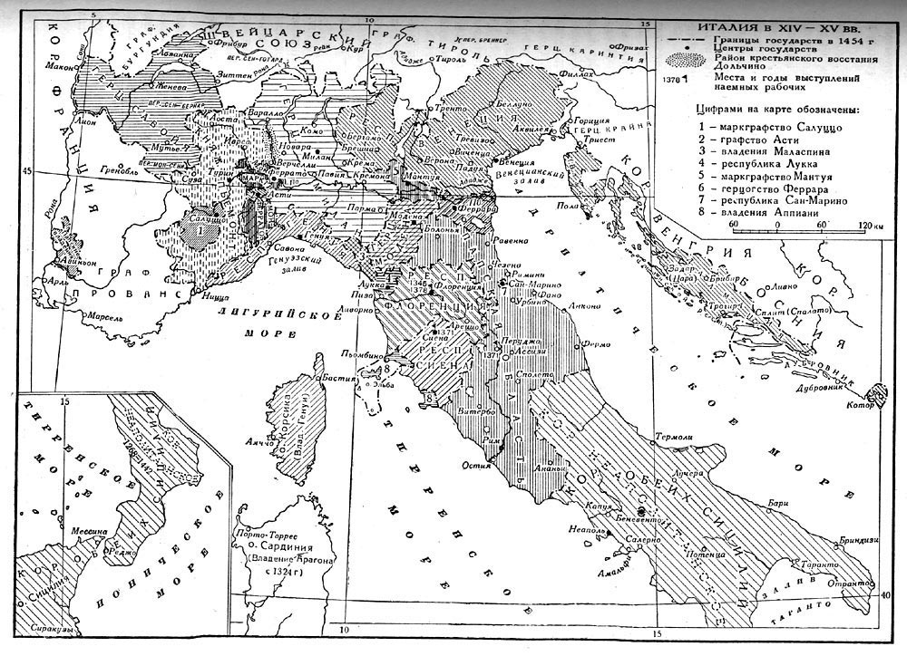 Венецианская республика карта