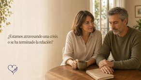 ¿Estamos atravesando una crisis o se ha terminado la relación?